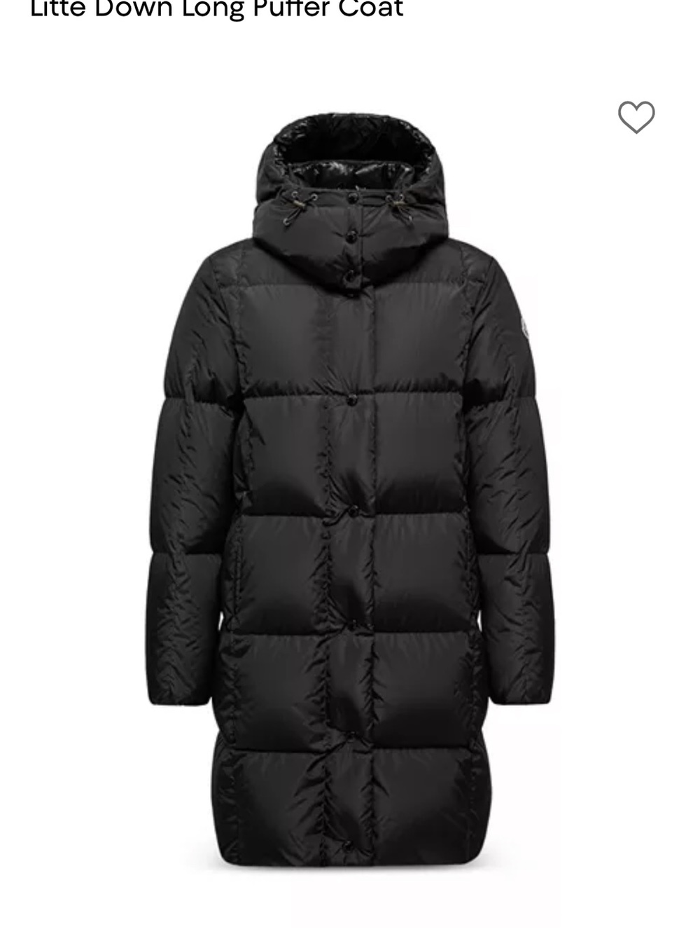 Moncler Litte down parka coat